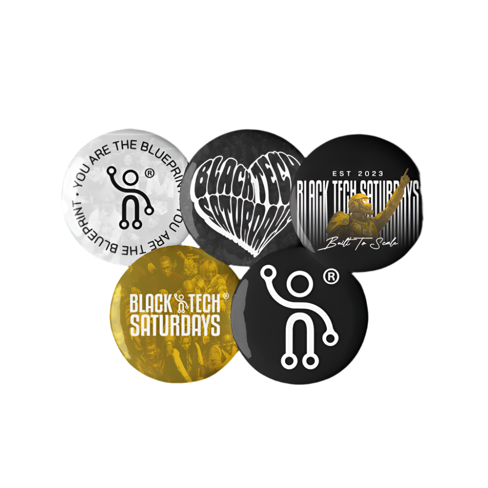 BTS Classic Pin Set (5-Pack) – Black Tech Saturdays