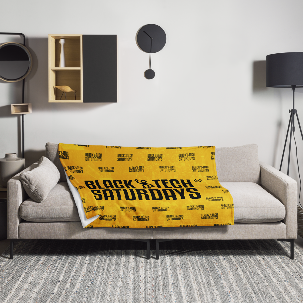 Classic Yellow BTS Throw Blanket