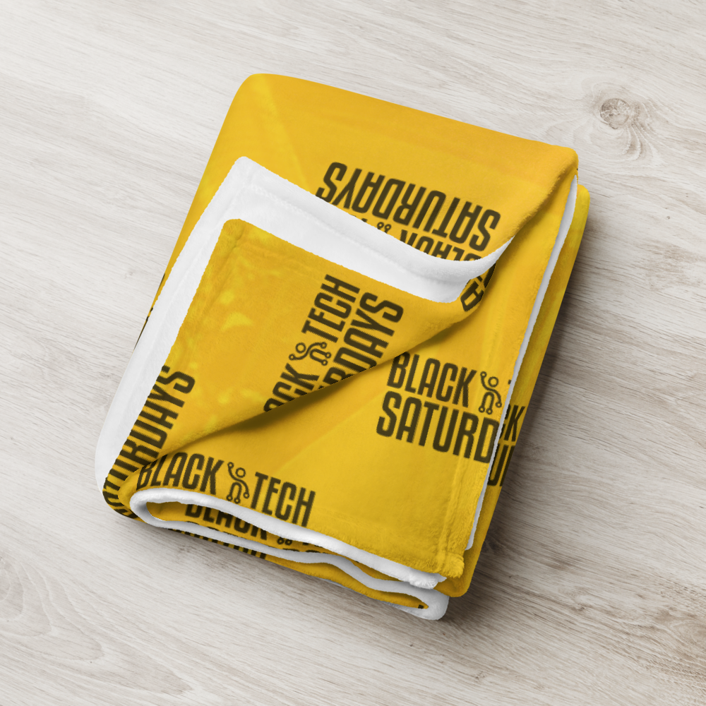 Classic Yellow BTS Throw Blanket